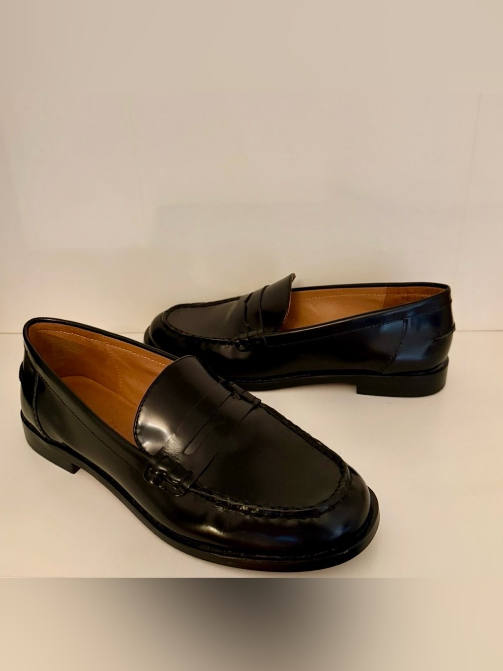 Madewell The NYE Penny Loafer - 7H - True Black - Picture 4 of 10
